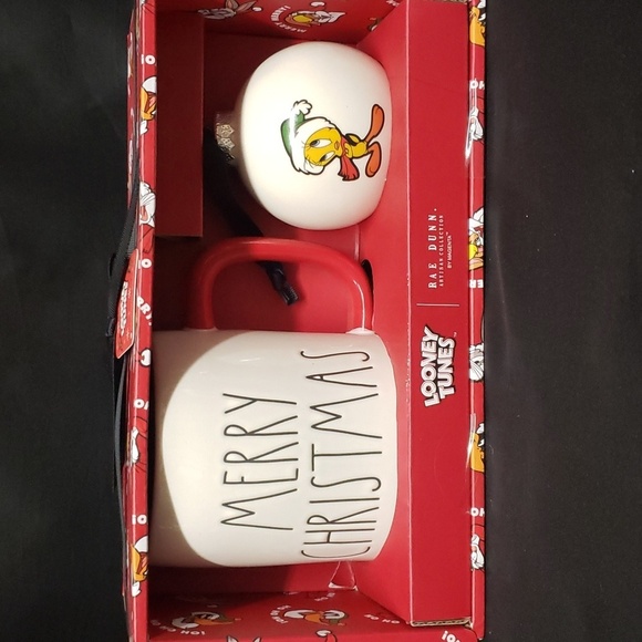 Rae Dunn Other - Rae Dunn NWT MERRY CHRISTMAS Mug and Looney Tunes Tweety Ornament